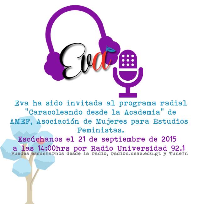 Invitaci├│n: Eva en Radio Universidad